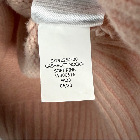 GAP Women’s Cashsoft Mockneck Sweater Knitwear Large Soft Pink - Picture 8 of 8